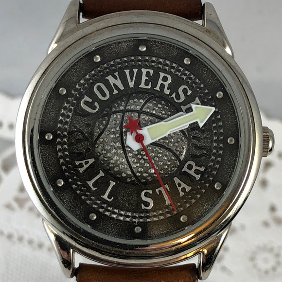 Converse All Star Basketball Watch Leather Strap - Picture 1 of 6